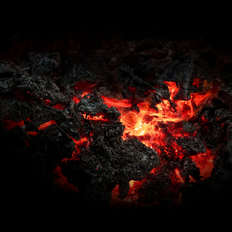 Danger, Hazard, Energy Concept Danger, hazard, energy concept. Lava flame on black ash background. Magma textured molten rock surface. Volcano, fire, crust. Formation, geology, nature, environment.