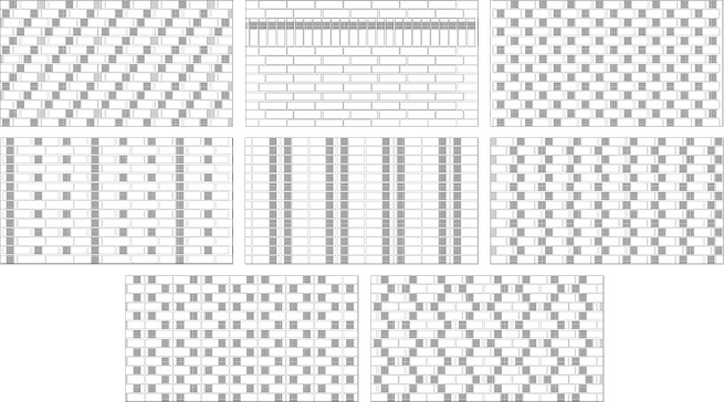 Verlegemuster Form 21 Verlegemuster Form 21