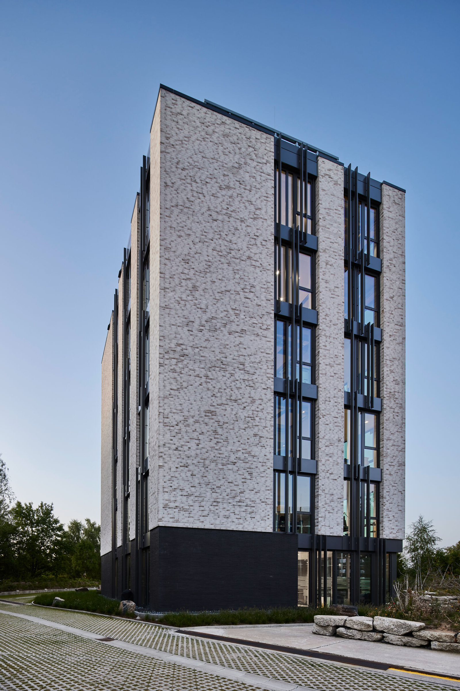 Referenzbau mit Feldhaus Verblendklinker