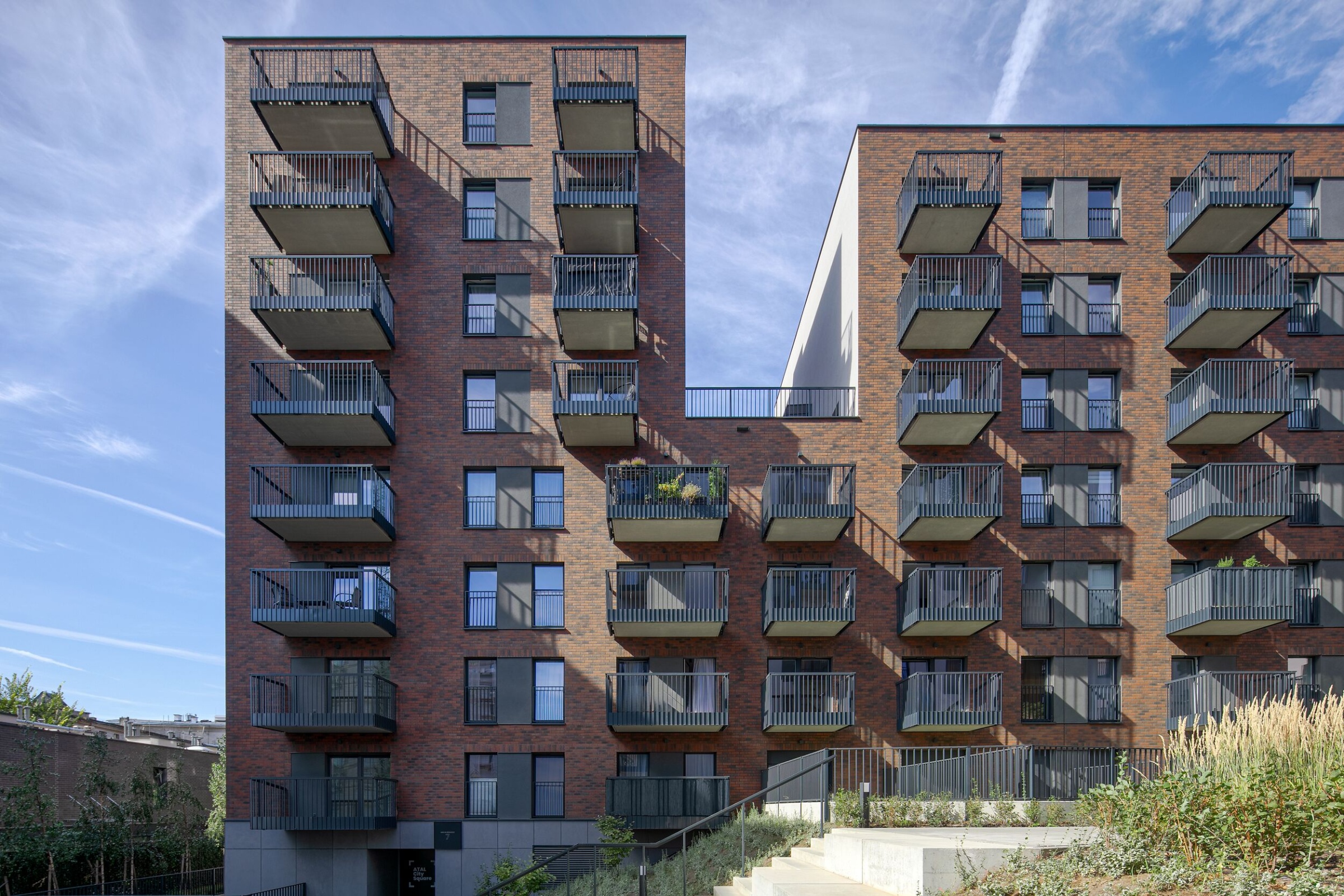 Feldhaus, edificio di riferimento con rivestimento in clinker