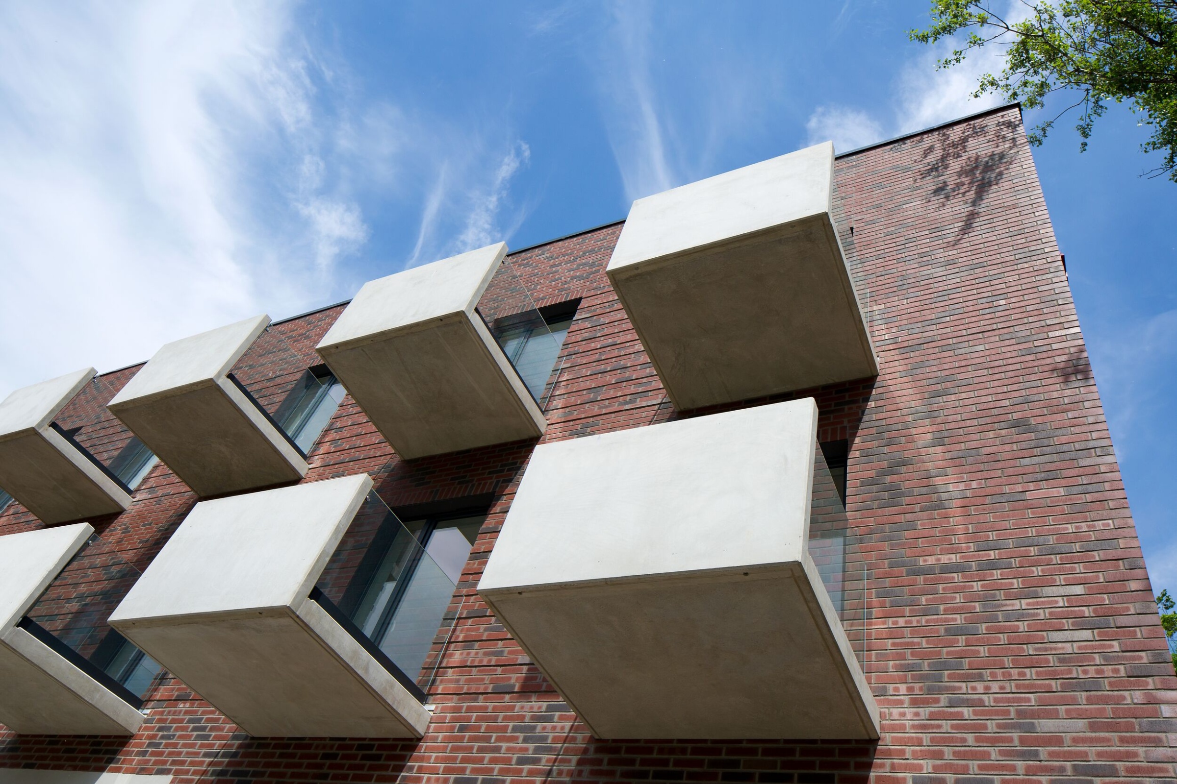 Feldhaus, Referenzbau mit Klinker Riemchen