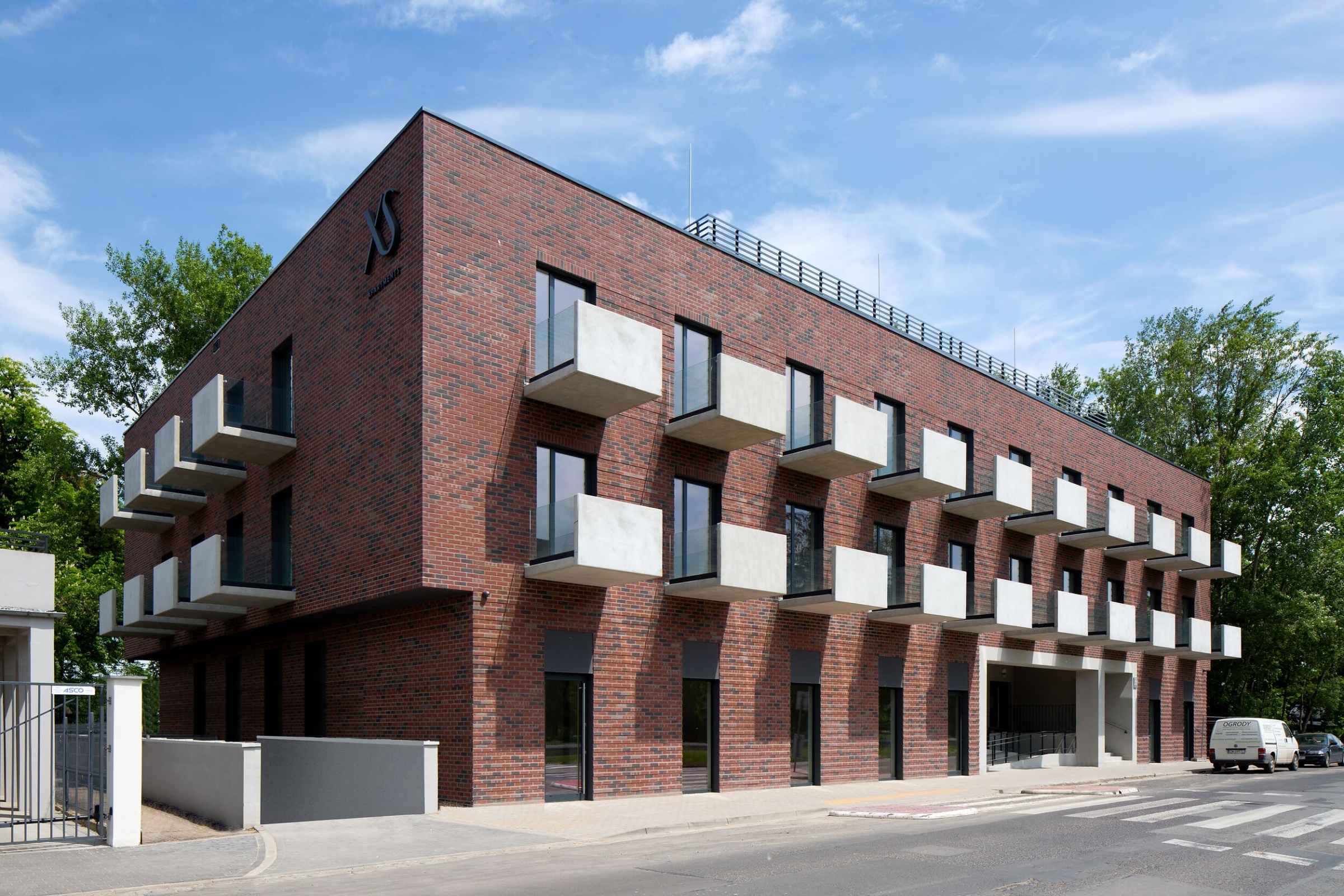 Feldhaus, Referenzbau mit Klinker Riemchen