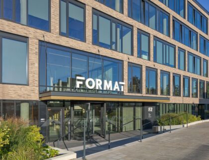 Feldhaus, edificio di riferimento con rivestimento in clinker