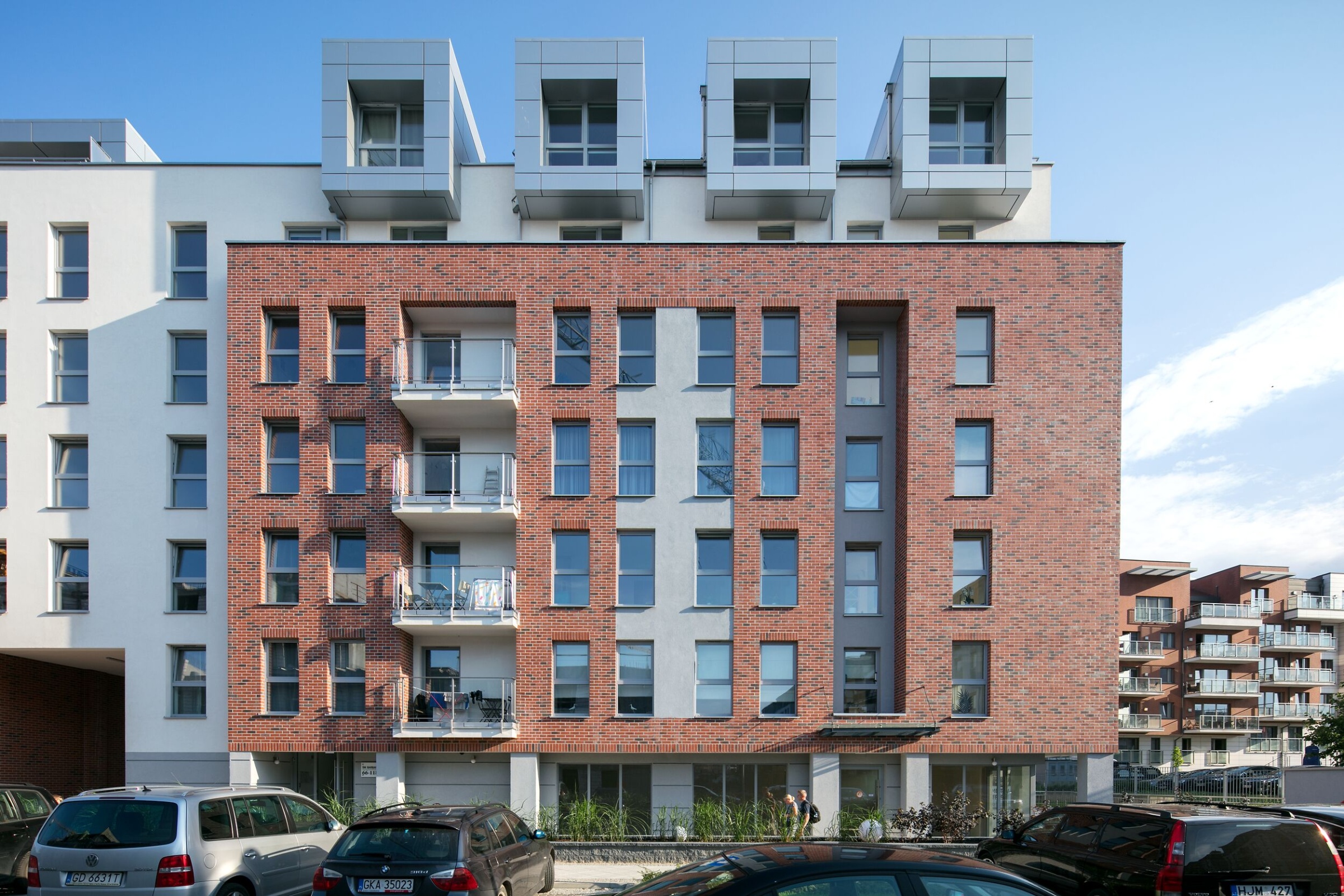 Feldhaus, Referenzbau mit Klinker Riemchen