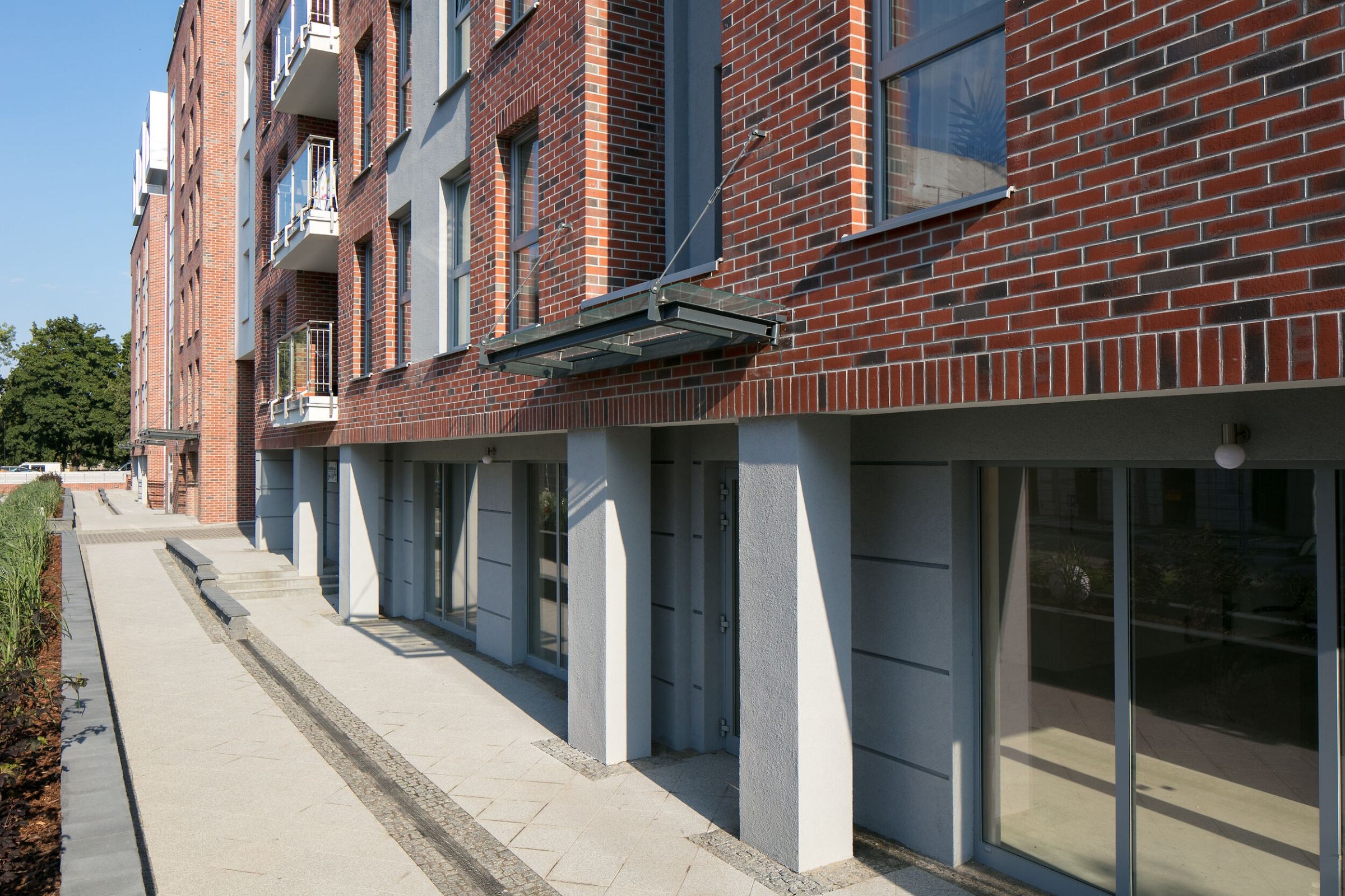 Feldhaus, Referenzbau mit Klinker Riemchen