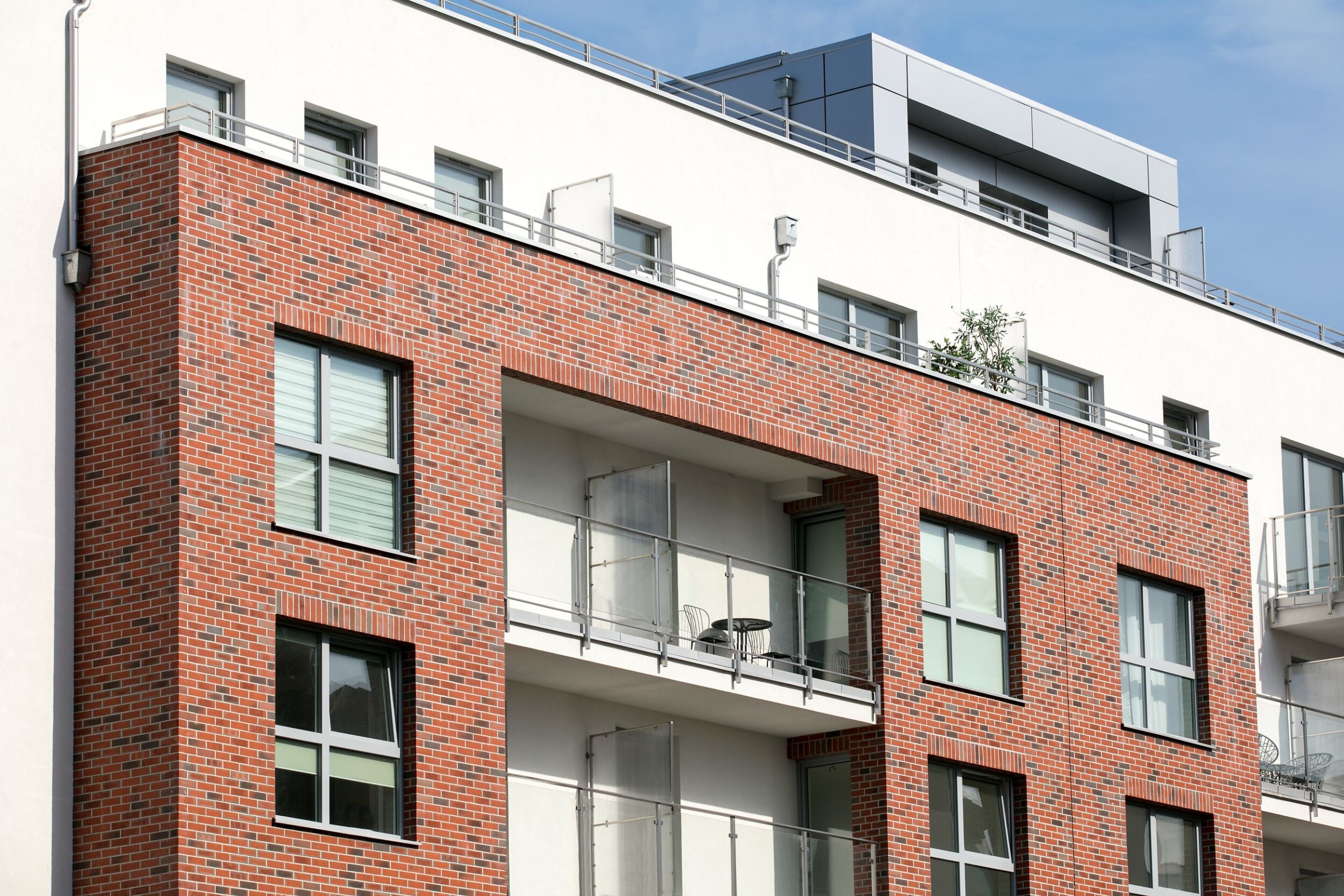 Feldhaus, Referenzbau mit Klinker Riemchen